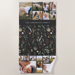 zwarte moderne elegant 17 foto botanische pampas b strandlaken