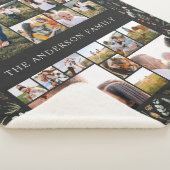 zwarte moderne elegant 17 foto botanische pampas f sherpa deken (3/4)