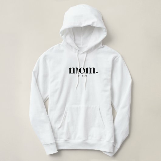 Zwarte Moderne Gevestigde Moeder T-Shirt (Design voorkant)