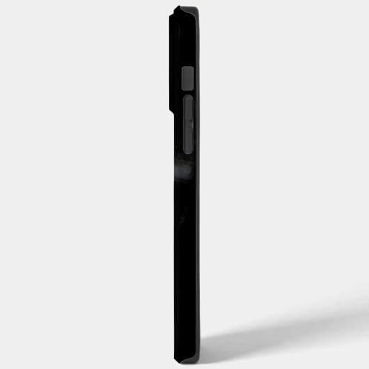 Zwarte moderne schedel Case-Mate iPhone case (Achterkant / Links)