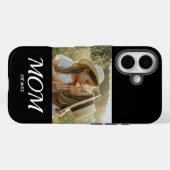Zwarte Moeder Gevestigd Script Foto Case-Mate iPhone Case (Achterkant (horizontaal))