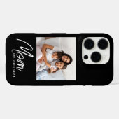 Zwarte Moeder Gevestigde Script Foto Case-Mate iP iPhone Case (Achterkant (horizontaal))