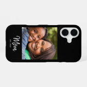 Zwarte Moeder Gevestigde Script Foto Case-Mate iPhone 16 Hoesje (Achterkant horizontaal)