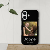 Zwarte Moeder Gevestigde Script Foto Case-Mate iPhone Case
