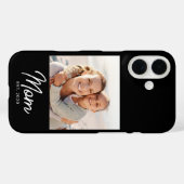 Zwarte Moeder Gevestigde Script Foto  Case-Mate iPhone Case (Achterkant (horizontaal))