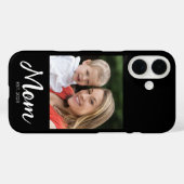 Zwarte Moeder Gevestigde Scriptie Foto Case-Mate  iPhone Case (Achterkant (horizontaal))
