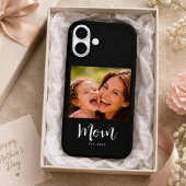 Zwarte moeder ingestelde scriptfoto Case-Mate iPhone case