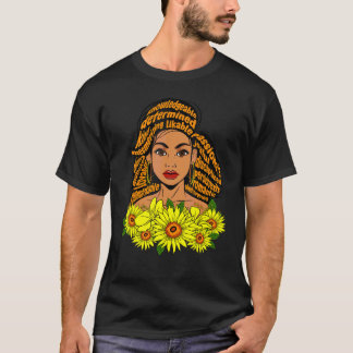 Zwarte Moeder Leraar Verpleegster Opgeleide Sista  T-shirt