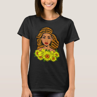 Zwarte Moeder Leraar Verpleegster Opgeleide Sista  T-shirt