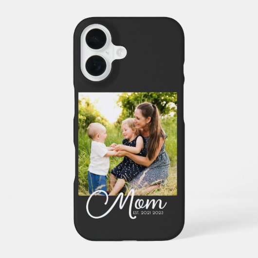 Zwarte Moeder Opgericht Script Case-Mate iPhone Ho 16 Hoesje (Achterkant)