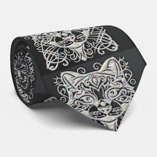 Zwarte moeder van Pearl Stropdas (Opgerold)