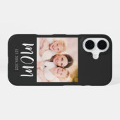 Zwarte Moeder Vastgestelde Script Foto Case-Mate iPhone 16 Hoesje (Achterkant horizontaal)
