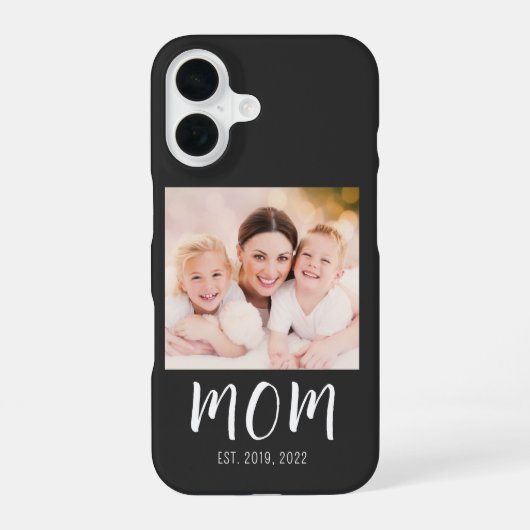 Zwarte Moeder Vastgestelde Script Foto Case-Mate iPhone 16 Hoesje (Achterkant)