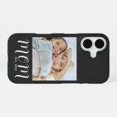 Zwarte Moeder Vastgestelde Script Foto Case-Mate iPhone 16 Hoesje (Achterkant horizontaal)