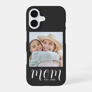 Zwarte Moeder Vastgestelde Script Foto Case-Mate iPhone 16 Hoesje