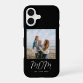 Zwarte Moeder Vastgestelde Script Foto Case-Mate iPhone 16 Hoesje (Achterkant)