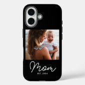 Zwarte Moeder Vastgestelde Script Foto  Case-Mate iPhone Case (Achterkant)