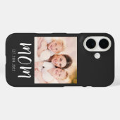 Zwarte Moeder Vastgestelde Script Foto Case-Mate iPhone Case (Achterkant (horizontaal))