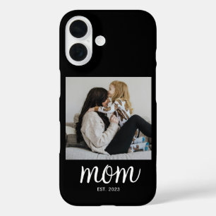 Zwarte Moeder Vastgestelde Script Foto Case-Mate iPhone 16 Hoesje