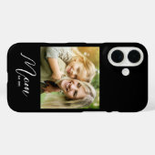 Zwarte Moeder Vastgestelde Script Foto Hoes-Case-M Case-Mate iPhone Case (Achterkant (horizontaal))