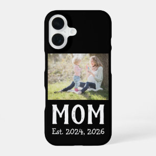 Zwarte Moeder Vastgestelde Script iPhone 16 Hoesje
