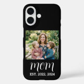 Zwarte Moeder Vastgestelde Script iPhone / iPad ho Case-Mate iPhone Case (Achterkant)