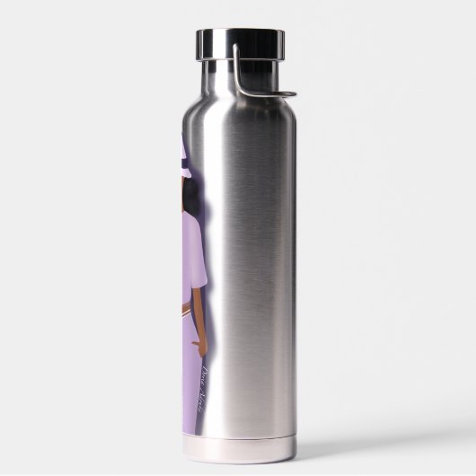 Zwarte moeder waterfles (Links)