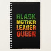 Zwarte Moederleider Koningin Zwarte Geschiedenis M Planner (Voorkant)