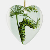 Zwarte moerasstaart met staartpeterselie keramisch ornament (Rechts)