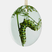 Zwarte moerasstaart met staartpeterselie keramisch ornament (Rechts)