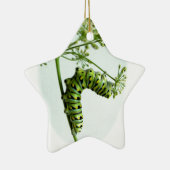 Zwarte moerasstaart met staartpeterselie keramisch ornament (Rechts)