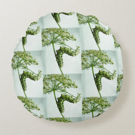 Zwarte moerasstaart met staartpeterselie rond kussen