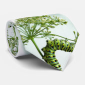 Zwarte moerasstaart met staartpeterselie stropdas (Opgerold)