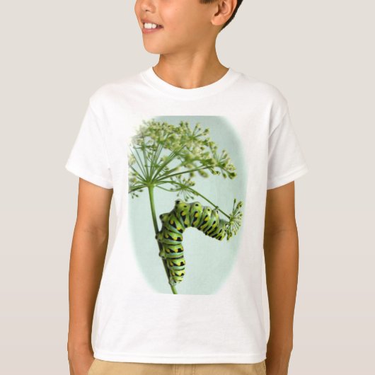 Zwarte moerasstaart met staartpeterselie t-shirt (Voorkant)