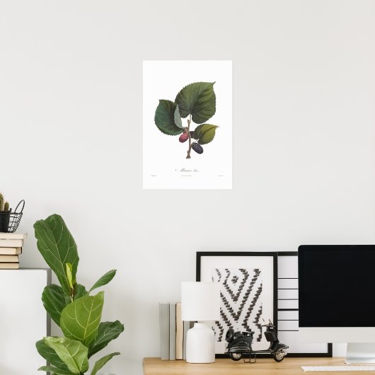 Zwarte moerbes poster (Thuiskantoor)