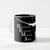 Zwarte mok (Voorkant links)