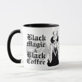 Zwarte Mok met Magic & Black Coffee (Links)