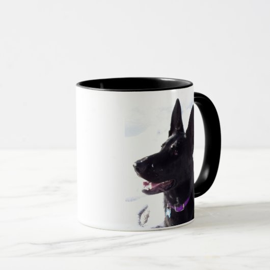 Zwarte Mok Shepherd (Voorkant rechts)