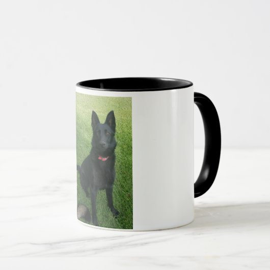 Zwarte Mok Shepherd Coffee (Voorkant rechts)