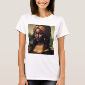 Zwarte Mona Lisa: een moderne heroverweging T-shirt (Voorkant)