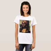 Zwarte Mona Lisa: een moderne heroverweging T-shirt (Voorkant volledig)