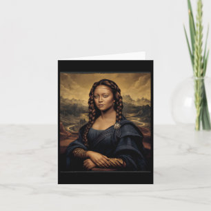 Zwarte Mona Lisa Zwarte Geschiedenis Afrikaanse Ko Kaart