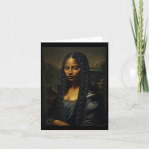 Zwarte Mona Lisa Zwarte Geschiedenis Maand Afrikaa Kaart