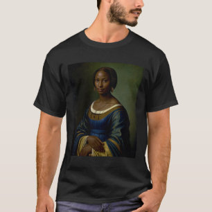 Zwarte Mona Lisa Zwarte Geschiedenis Maand Vrouw Z T-shirt