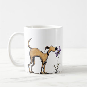 Zwarte Mond Cur Hond Mok