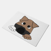 zwarte-mondkurk deurmat (Schuin)