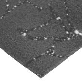 Zwarte monochromatische achtergrond van glitterij tafelkleed (Gekanteld)