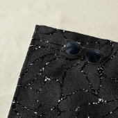 Zwarte monochromatische achtergrond-yoga-mat strandlaken (In situ)