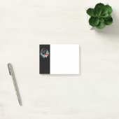 Zwarte Monogram Krans Kerst Post-it Notities 4x3 Post-it® Notes (Kantoor)