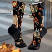 Zwarte Monogram Verpleegster Herfst Essentials Cre Sokken